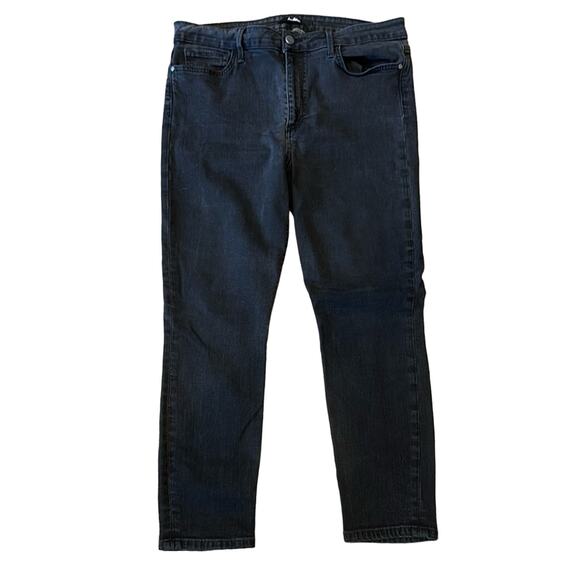 Sam Edelman Women's The Stiletto High Rise Skinny Crop Jean Black Wash Size 32 - Picture 2 of 9